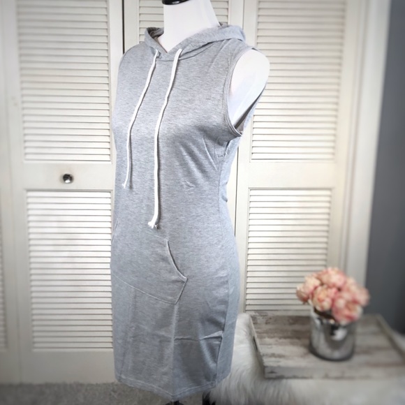 LACE Buttery Soft Hoodie Dress - Picture 3 of 4